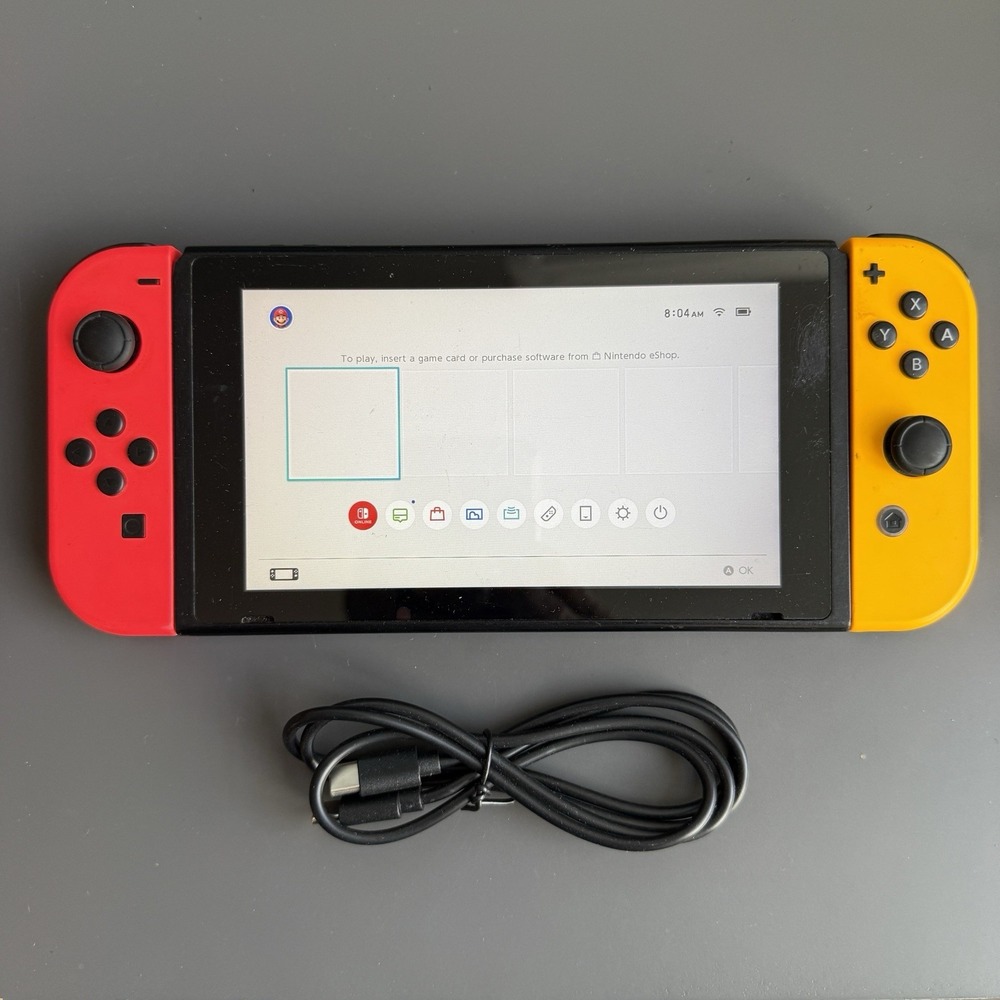 Nintendo Switch Handheld System Console w/ Neon Red & Green Joy-Cons